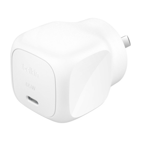 Belkin BoostCharge 65W USB-C PD 3.1 Cubic Wall Charger - White (WCA011auWH), Portable & Powerful, Laptop, Tablets, CEW $2500, 2 