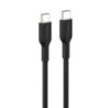 Belkin BoostCharge USB-C to USB-C Cable (2M) - Black (CAB023FQ2MBK), 3A/60W, 480Mbps, 300K+ Bends,Â  Apple iPhone ,USB-IF Certif