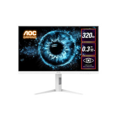 AOC 27' Fast IPS Q27G4SL/WS: 2560Ã1440 @ 320Hz, 1ms GtG, 350 nits, HDR 450 nits, sRGB 125%, DP 1.4, HDMI 2.1, ergonomic stand, 