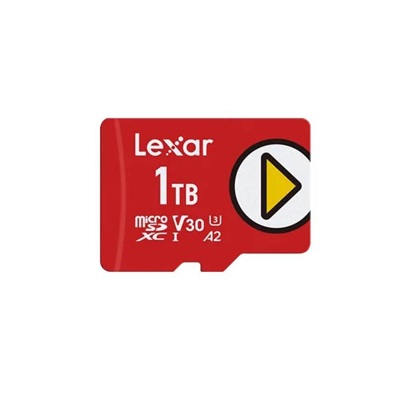 Lexar PLAY microSDXCâ¢ UHS-I Card 1TB â up to 160MB/s read, up to 100MB/s write 1 High-speed performance for gaming devices f