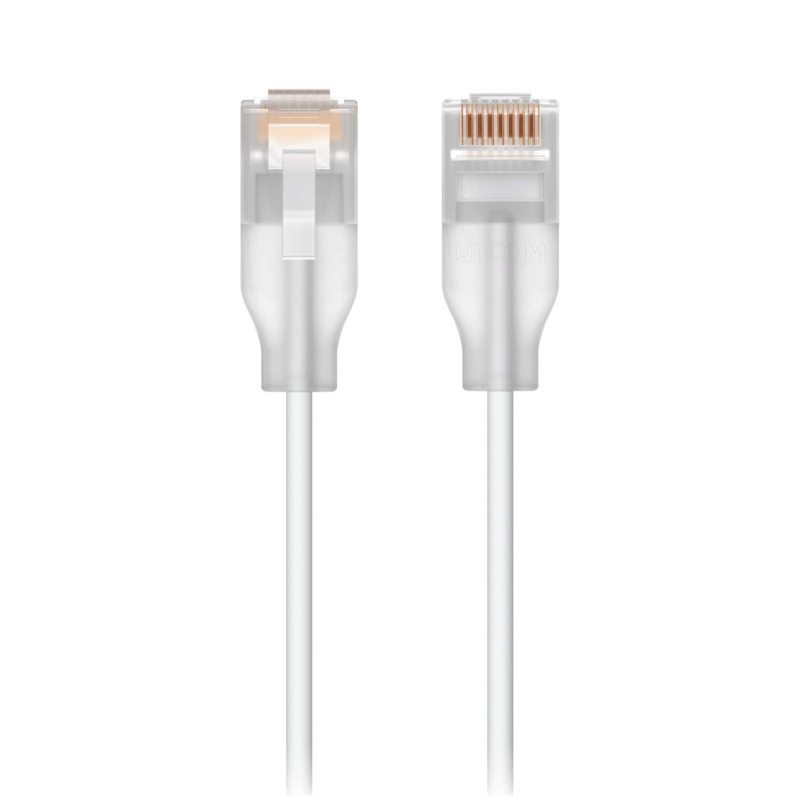 Ubiquiti UniFi Etherlighting Patch Cable,0.3M  Nano-thin Patch Cable With 2.5 GbE Support Designed sShow Etherlighting Effects, 