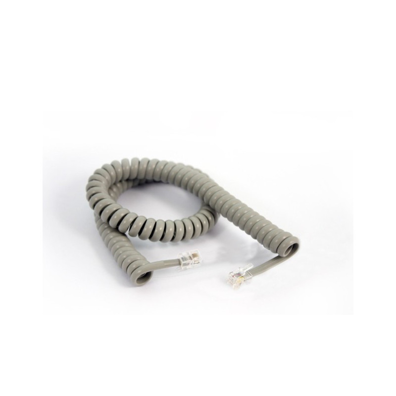 Fanvil curly cord for V67/V65 series headset, curveï¼gray