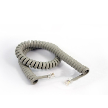 Fanvil curly cord for V67/V65 series headset, curveï¼gray
