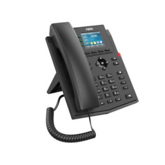 Fanvil X303-2 Wire IP Phone, 2.4-inch Color, RJ11 Interface and Supports 2-Wire Power, HD Voice, 6-Party Conferencing, 4 SIP Acc