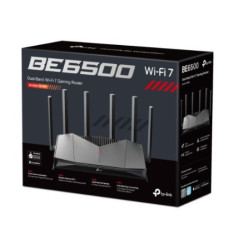 TP-Link Archer GE400 BE6500 Dual-Band Wi-Fi 7 Gaming Router (WIFI7) 688 Mbps at 2.4 GHz + 5765 Mbps at 5 GHz, 6Ã external Anten