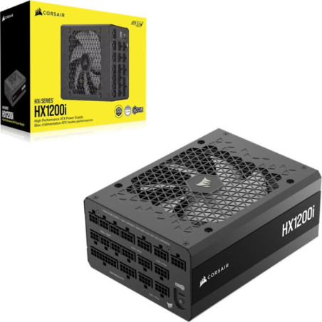 Corsair HX1200i Fully Modular Ultra-Low Noise Platinum ATX 1200 Watt PC Power Supply (AU), ATX12V 3.1, 6x PATA, 2x EPS, 8x SATA,