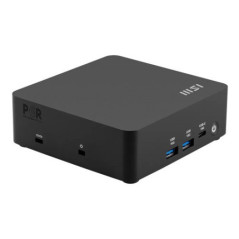 MSI Cubi NUC AI 1UMG-012BAU Mini PC Black Barebone Core Ultra 7 155H, 2x Thunderbolt 4 2x HDMI 2x IntelÂ® I226V (2.5G) Wi-Fi 6E 