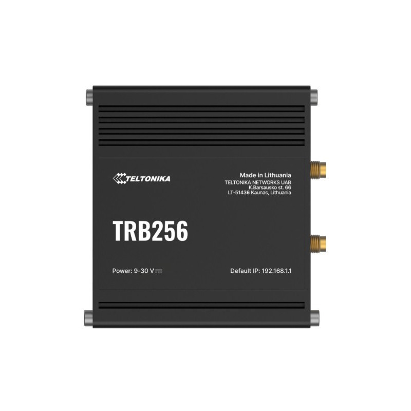 Teltonika TRB256 Industrial IoT Gateway, 4G/LTE(Cat 4), Dual SIM, 450 MHz BAND, Auto-Failover, Backup WAN, Supports DNP3, PSU ex