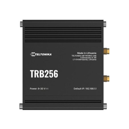 Teltonika TRB256 Industrial IoT Gateway, 4G/LTE(Cat 4), Dual SIM, 450 MHz BAND, Auto-Failover, Backup WAN, Supports DNP3, PSU ex