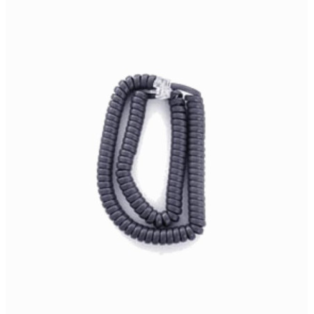 Fanvil curly cord for XU series headset, curveï¼black