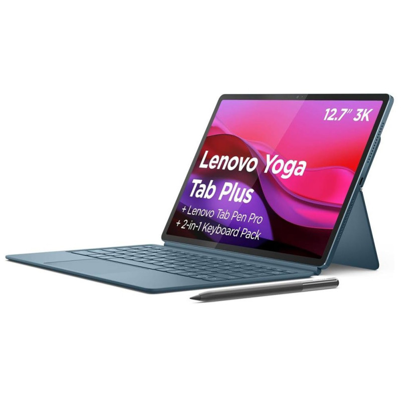 Lenovo Yoga Tab Plus Wi-Fi 512GB with Keyboard & Pen - Tidal Teal *AU STOCK*, 12.7', 16GB/512GB, 13MP/13MP, Android, 10200mAh, 1