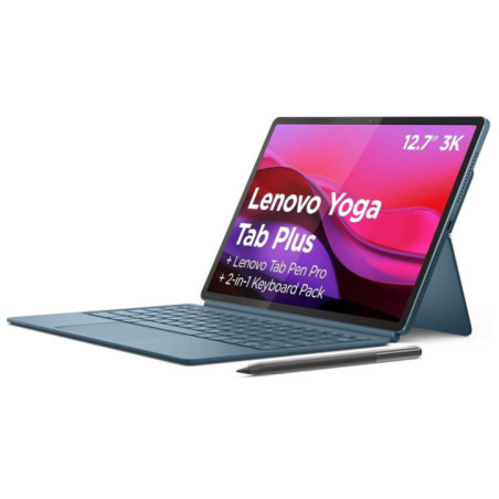 Lenovo Yoga Tab Plus Wi-Fi 512GB with Keyboard & Pen - Tidal Teal *AU STOCK*, 12.7', 16GB/512GB, 13MP/13MP, Android, 10200mAh, 1