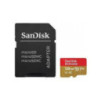 SanDisk Extreme microSDXC, SQXAA 128GB, V30, U3, C10, A2, UHS-I, 190MB/s R, 90MB/s W, 4x6, SD adaptor, Lifetime Limited, Action 