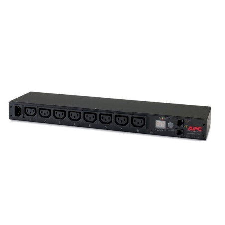APC (AP7820B) RACK PDU, METERED, 1U, 12A/208V, 10A/230V, (8) C13