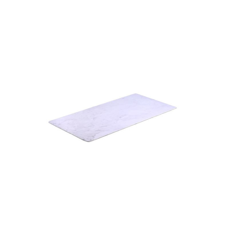 Brateck MP10-1 800mmx400mm Stylish Desk Pad Marbled White, 800x400x4mm, reduces resistance and ensure easy mouse movements (LS)
