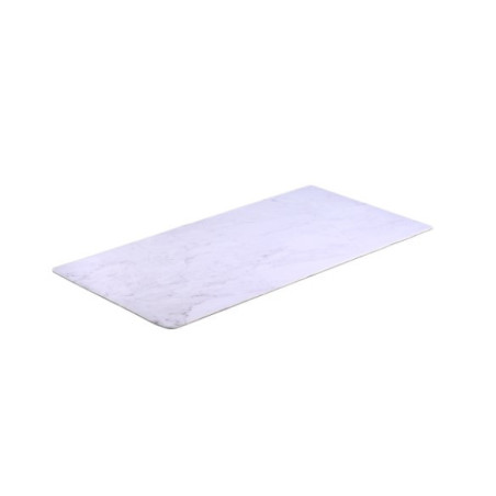 Brateck MP10-1 800mmx400mm Stylish Desk Pad Marbled White, 800x400x4mm, reduces resistance and ensure easy mouse movements (LS)
