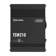 Teltonika TSW210 Industrial Ethernet Switch, 2x SFP Ports, 8x Gigabit Ethernet Ports with speeds of up to 1000 Mbps, DIN Rail, P