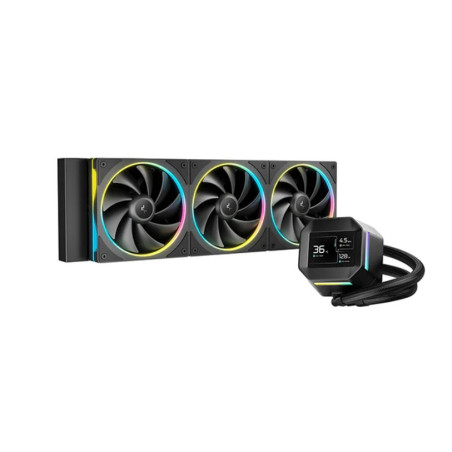 DeepCool LM360 ARGB Liquid Cooler Mini LCD Screen, 2.4' IPS, 320Ã240 Resolution , Intel LGA1851/1700/1200 + More, AMD AM5/AM4