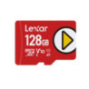 Lexar PLAY microSDXCâ¢ UHS-I card 128GB Class 10, U3, V30, A2, up to 205MB/s read, up to 140MB/s write 128GB â Class 10, U3, 