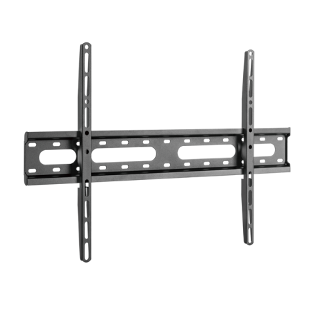 Brateck KL31-46F Super Economy Fixed TV Wall Mount, Fit Screen Size: 37'-80' Up to 45 KG, Fine Texture Black, 635x420x27mm (new)