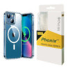 Phonix Apple iPhone 13 Pro Clear Rock Hard Case with MagSafe - Ultra-thin, Lightweight, Non-slip, Shockproof, Crystal Clear, 10 
