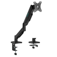 (LS)mbeatÂ® Activiva Ergolife Single-Screen Gas Spring Monitor Arm allows you to smoothly adjust the height angle and tilt of yo