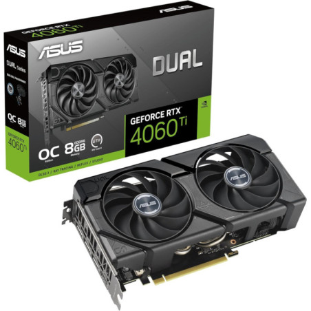 ASUS nVidia GeForce DUAL-RTX4060TI-8G-EVO RTX 4060 Ti EVO OC Edition 8GB GDDR6 is designed for broad compatibility with Axial-te