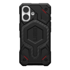 UAG Monarch Pro MagSafe Kevlar Apple iPhone 16 (6.1') Rugged Case - Kevlar Black(114458113940),25ft. Drop Protection (7.6M), 10 