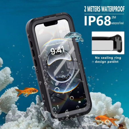 USP Apple iPhone SE (3rd & 2nd Gen) and iPhone 8/7 Waterprooof Case - Black, Military-Grade, Shockproof, Scratch Resistant, Dura