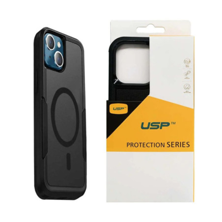USP Apple iPhone 16 Pro Max (6.9') Armor Rugged Case With MagSafe Black - Military-Grade, Multi layers, No-Slip, Sleek, Ultimate