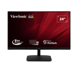 ViewSonic 24' Office Ultra Thin Bezel + SuperClear IPS, 2x Speakers, 4ms 100h FHD 1080, HDMI, VGA, 3.5 Audio, Multi-View, Eye Ca
