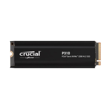 Crucial P310 4TB Gen4 2280 NVMe SSD Heatsink 7100/6000 MB/s R/W 800TBW 1000K/1000K IOPS 1.5M hrs MTTF Full-Drive Encryption M.2 