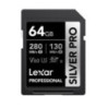 Lexar Professional SILVER PRO 64GB SDXCâ¢ UHS-II Card 64GBâC10, UHS-II(U3), V60, Silver Pro, up to 280MB/s read, 130MB/s writ