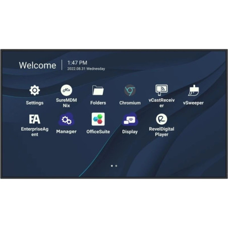 ViewSonic CDE8630 86' 4K Presentation Display, Wireless presentation Single USB-C cable 24/7 video playback Remote management Pr