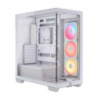 Corsair 3500X LX-R RGB iCUE LINK Mid-Tower PC Case - White, E-ATX, Side 360mm Rad, Glass Panels, USB-C, RS ARGB Fans, 425mm GPU,