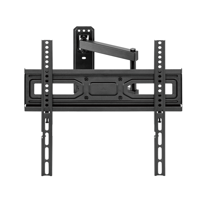 Brateck LPA78-443 Super Economy Full-Motion TV Wall Mount, Fit Screen Size: 32'-55' Up to 35 KG, Fine Texture Black,358x440x420m