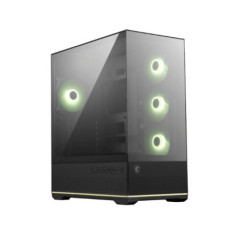 MSI MAG PANO 110R PZ  BLACK Micro ATX Case, 2 x USB 5Gbps , 1x USB C 20Gbps, 1 x Audio-Out / Mic,, 3x 2.5', 2x 3.5', Micro ATX /