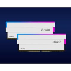 BIWIN DDR5 Memory DW100 DDR5 RGB Memory 6000mhz 32GB (16GB*2) CL30-38-38-76 1.35V  WHITE B5DW100326030ER2G-CW001