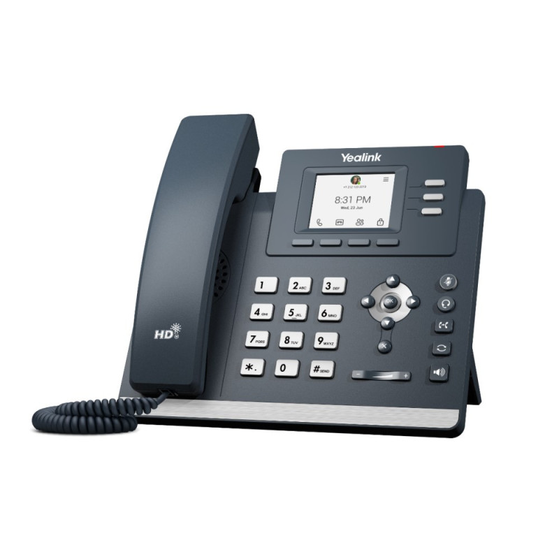 Yealink MP52 E2 Teams IP Phone, Android 13, Entry-level, Teams and Skype Compatible, 2.4-inch NON-touchscreen, HD Audio, Teams b