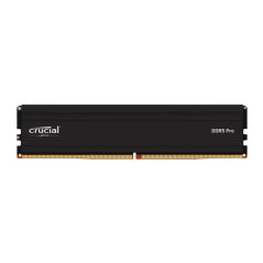 Crucial Pro 32GB (1x32GB) DDR5 UDIMM 6000MHz CL40 Black Heat Spreader Overclocking Support Intel XMP AMD Ryzen Desktop PC Gaming