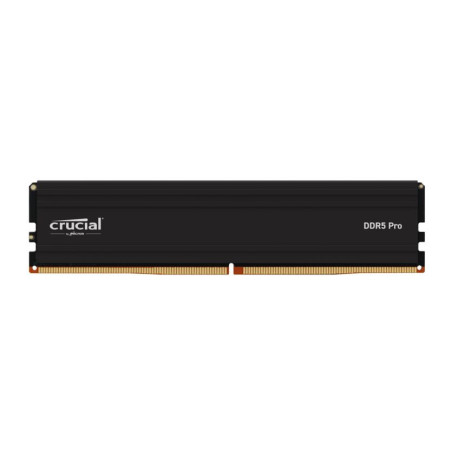 Crucial Pro 32GB (1x32GB) DDR5 UDIMM 6000MHz CL40 Black Heat Spreader Overclocking Support Intel XMP AMD Ryzen Desktop PC Gaming
