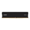 Crucial Pro 32GB (1x32GB) DDR5 UDIMM 6000MHz CL40 Black Heat Spreader Overclocking Support Intel XMP AMD Ryzen Desktop PC Gaming