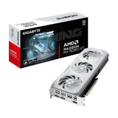 Gigabyte Radeon RX 9060 XT GAMING OC ICE 16G, GDDR6, 3320MHz boost, 2780MHz, 2048 cores, PCIe 5.0, 281mm, 450W, 2x DP 2.1a, HDMI