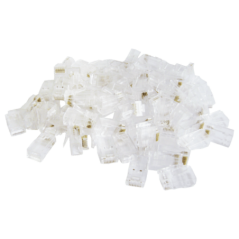 CAT5E RJ45 Modular Plugs - Bag Of 100 Stranded