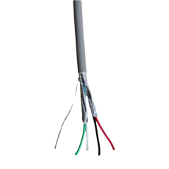 2 Pair 7/0.25 Individually Screened Data Cable | Easy Pull Box | 300m Grey