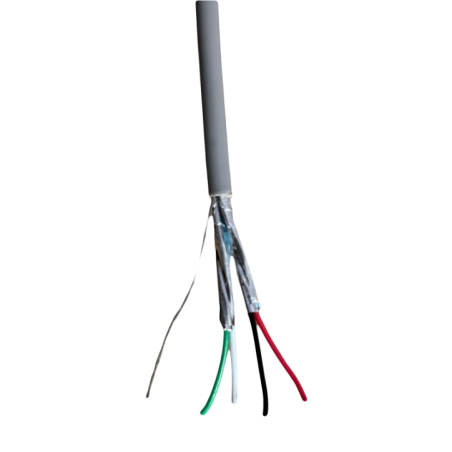 2 Pair 7/0.25 Individually Screened Data Cable | Easy Pull Box | 300m Grey