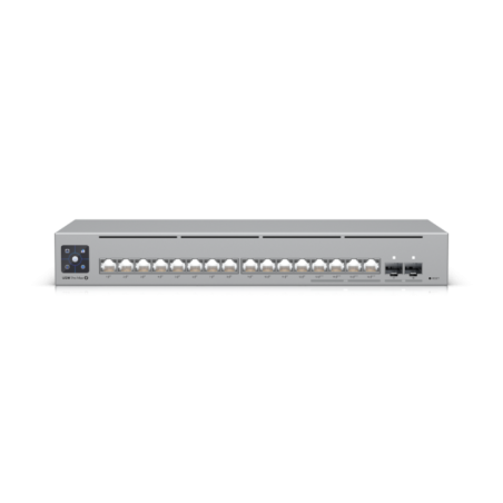 Ubiquiti | USW-Pro-Max-16-PoE | UniFi 16 Port (4x 2.5G PoE++ Ports and 12x 1G PoE+ Ports) Pro Max Layer 3 Etherlighting Switch, 