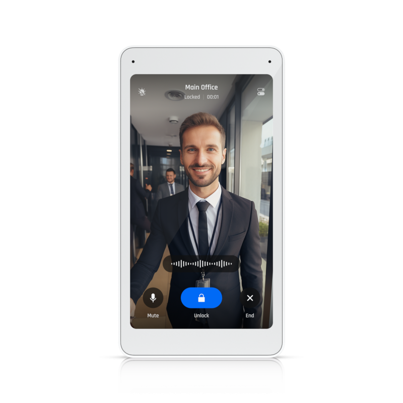 Ubiquiti | UA-Intercom-Viewer | Intercom Viewer, Display Pairs With Access Intercom For Visitor Screening & Remote Access Contro