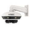 iVSEC | NC540ADX | Dome IP Camera, 20MP, Using 4-Directional 5MP Multisensor, 25FPS, IP67, IR
