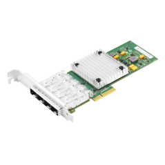 PCIE NIC, Quad Port SFP 1Gb  with Intel® I350AM4 Controller